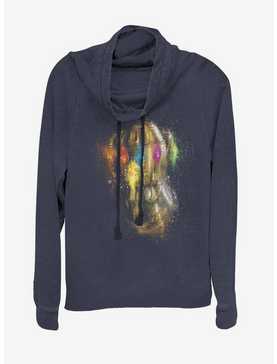 Marvel Spider-Man Painting Glove Cowlneck Long-Sleeve Womens Top, , hi-res