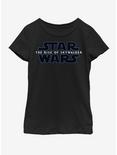 Star Wars The Rise Of Skywalker Logo Youth Girls T-Shirt, BLACK, hi-res