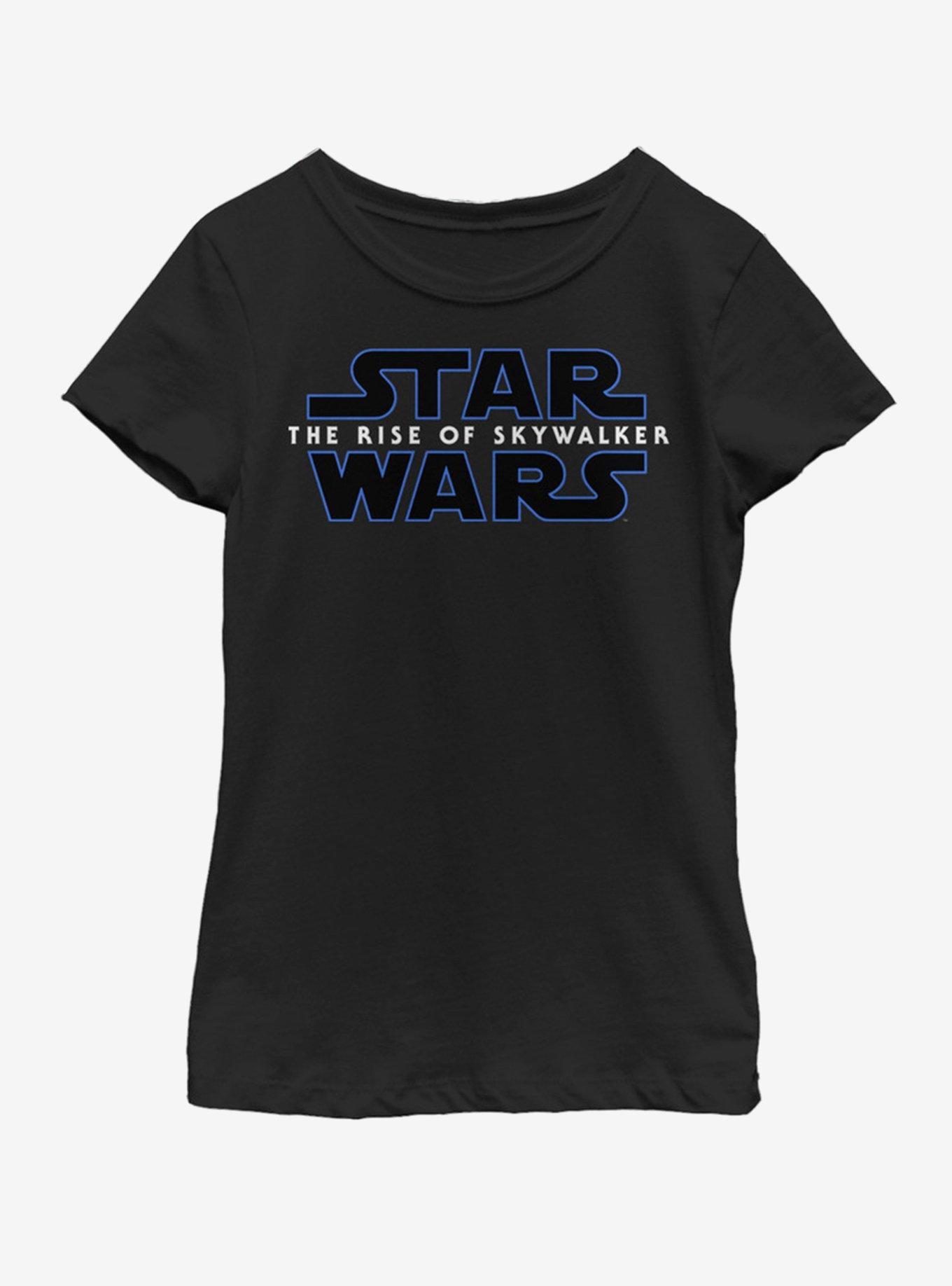 Star Wars The Rise Of Skywalker Logo Youth Girls T-Shirt, , hi-res