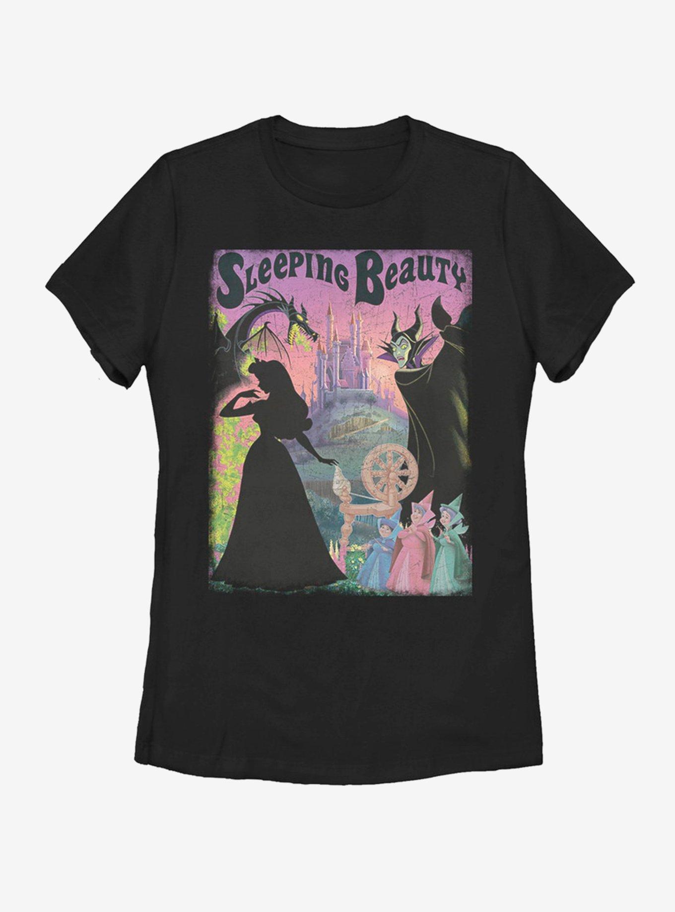 Disney Sleeping Beauty Poster Womens T-Shirt