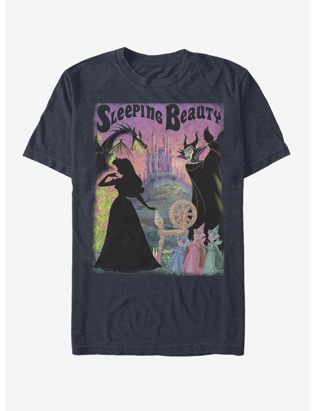 Disney Sleeping Beauty Poster T-Shirt, DARK NAVY, hi-res