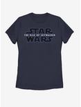 Star Wars The Rise Of Skywalker Logo Womens T-Shirt, NAVY, hi-res