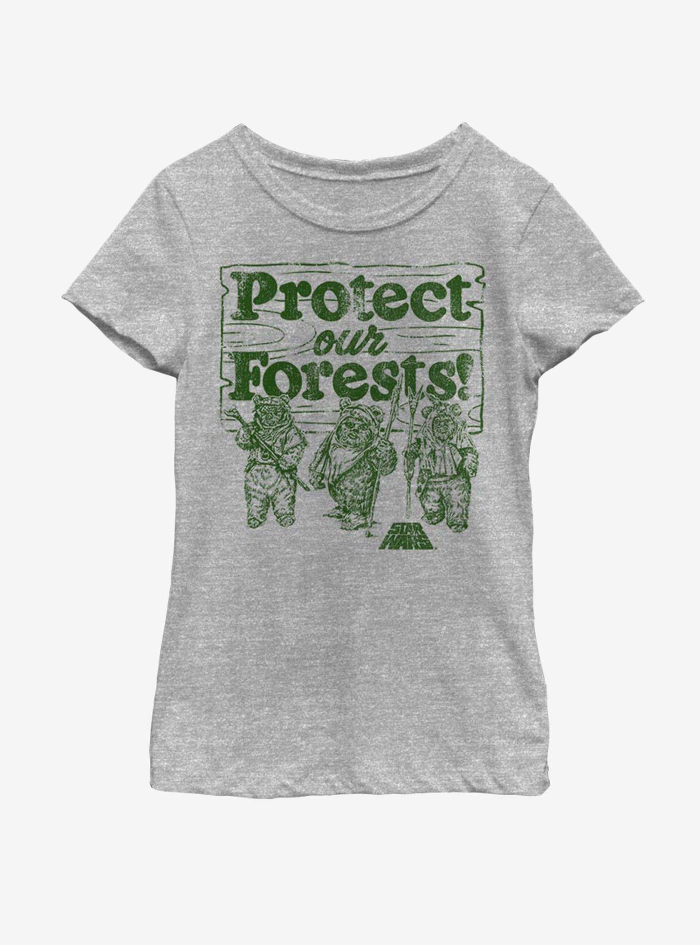 Star Wars Protect Our Forests Youth Girls T-Shirt, , hi-res