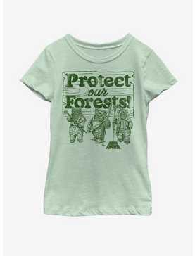 Star Wars Protect Our Forests Youth Girls T-Shirt, , hi-res