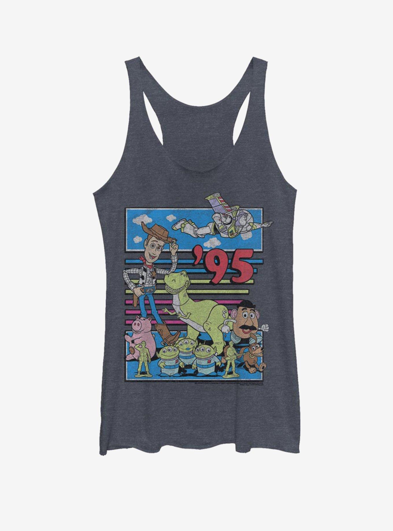 Disney Pixar Toy Story Fast Toys Womens Tank Top, NAVY HTR, hi-res