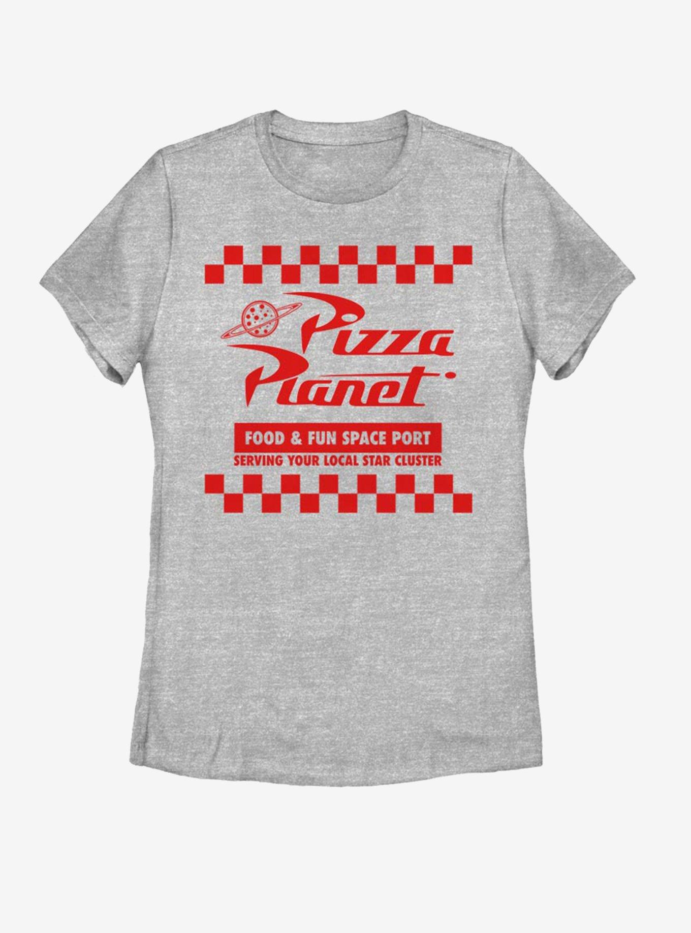 Disney Pixar Toy Story Pizza Planet Box Womens T-Shirt, ATH HTR, hi-res