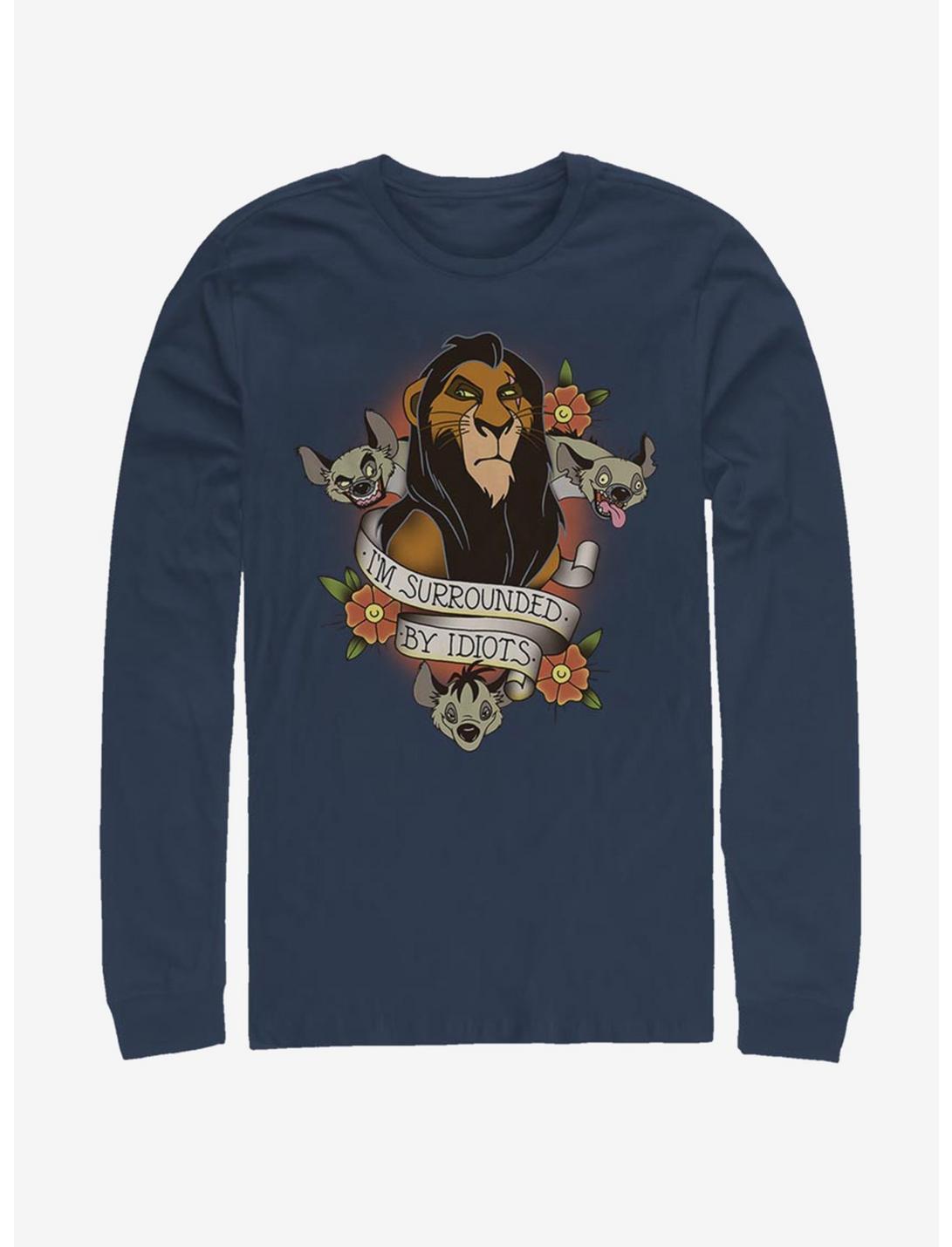Disney The Lion King Surrounded Long-Sleeve T-Shirt, NAVY, hi-res