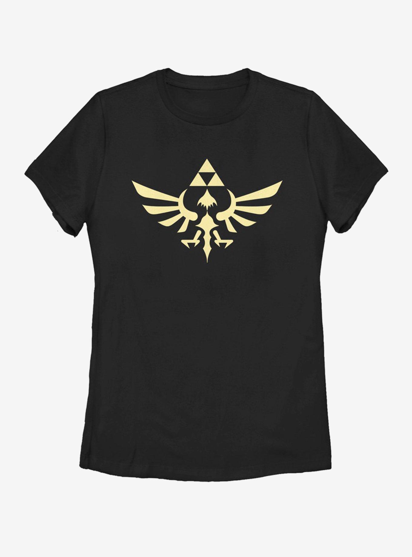 Nintendo Triumphant Triforce Womens T-Shirt, BLACK, hi-res