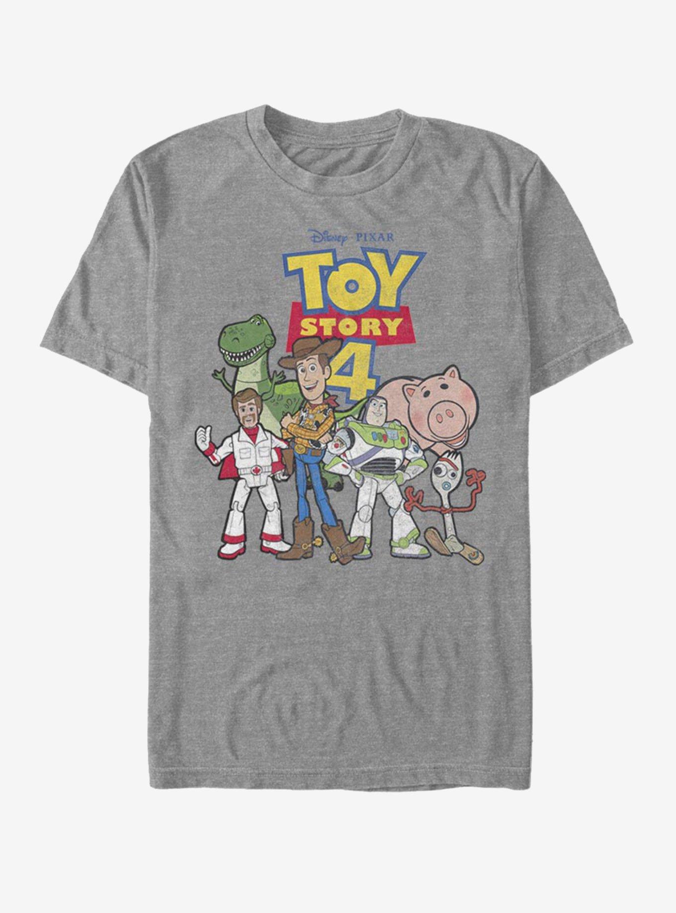Disney Pixar Toy Story 4 Toy Crew T-Shirt - GREY | BoxLunch