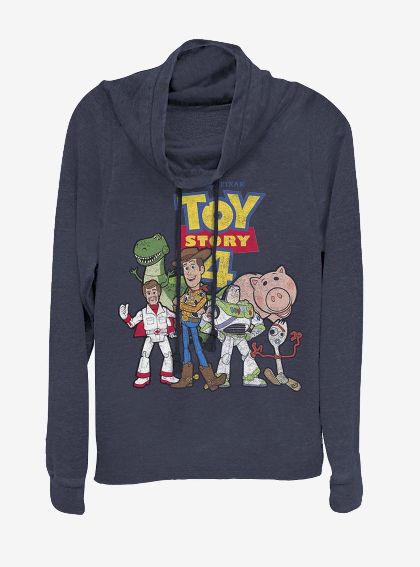 Disney Pixar Toy Story 4 Toy Crew Cowlneck Long-Sleeve Womens Top, , hi-res