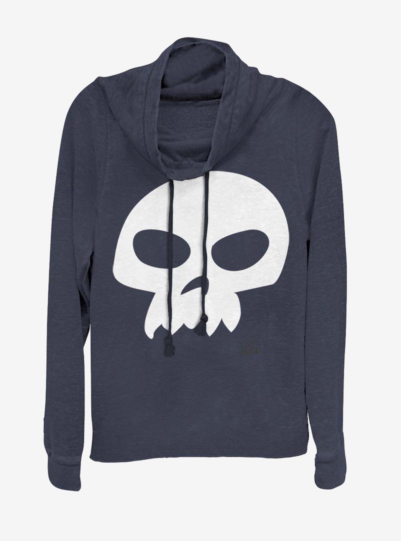 Disney Pixar Toy Story Be Sid Cowlneck Long-Sleeve Womens Top, NAVY, hi-res