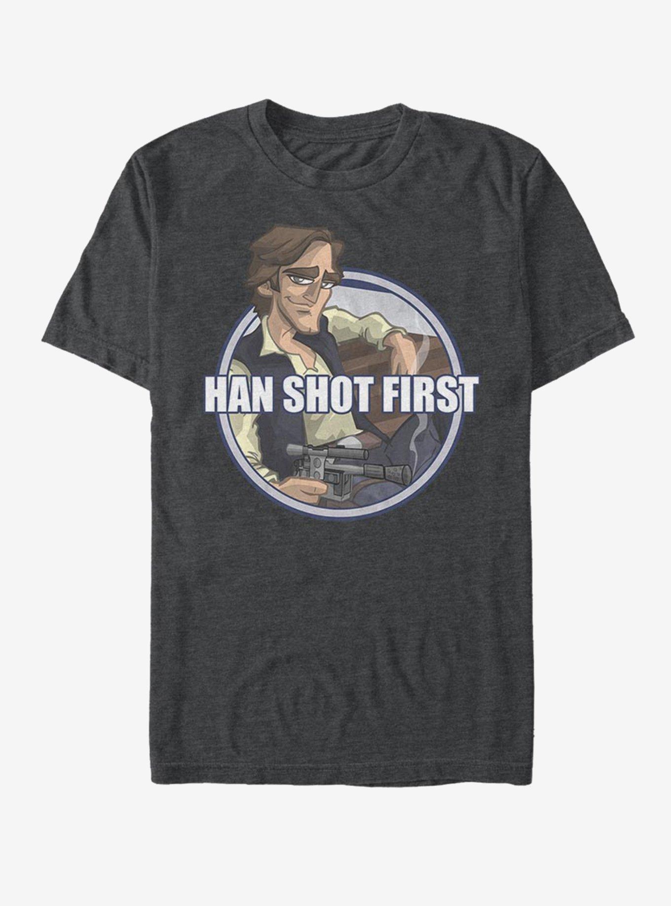 Star Wars Han Shot First T-Shirt, , hi-res