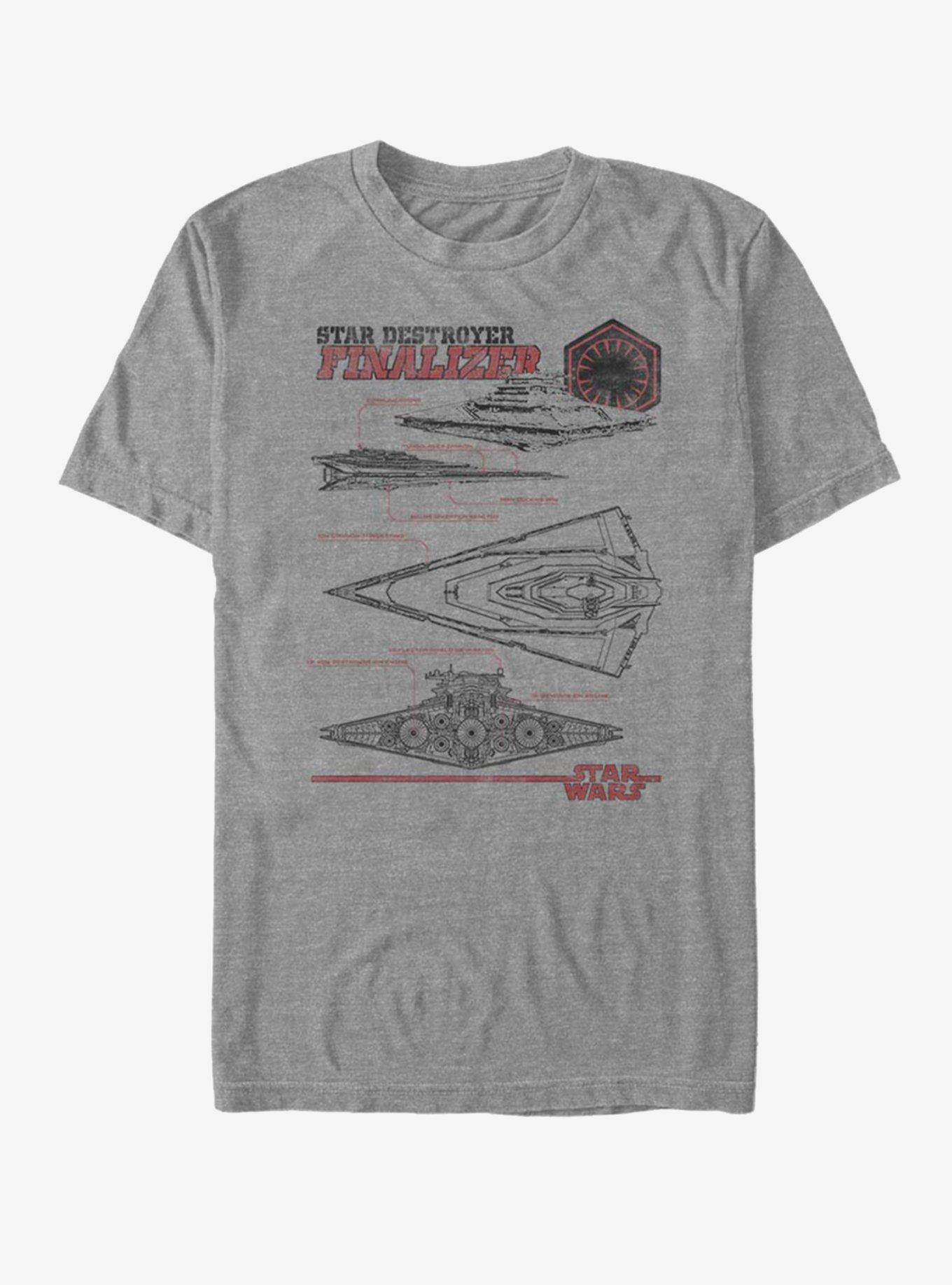 Star Wars Death Triangle T-Shirt - GREY | BoxLunch