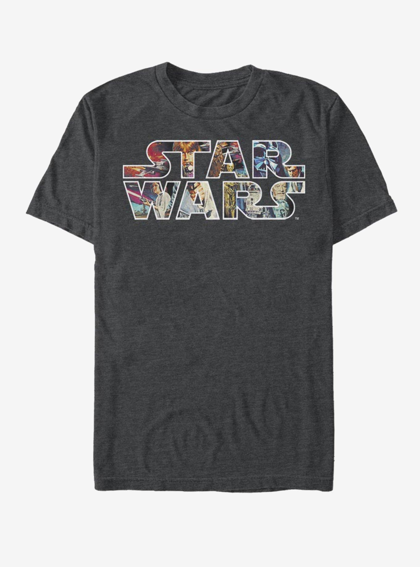 Star Wars Epic Logo T-Shirt - GREY | BoxLunch