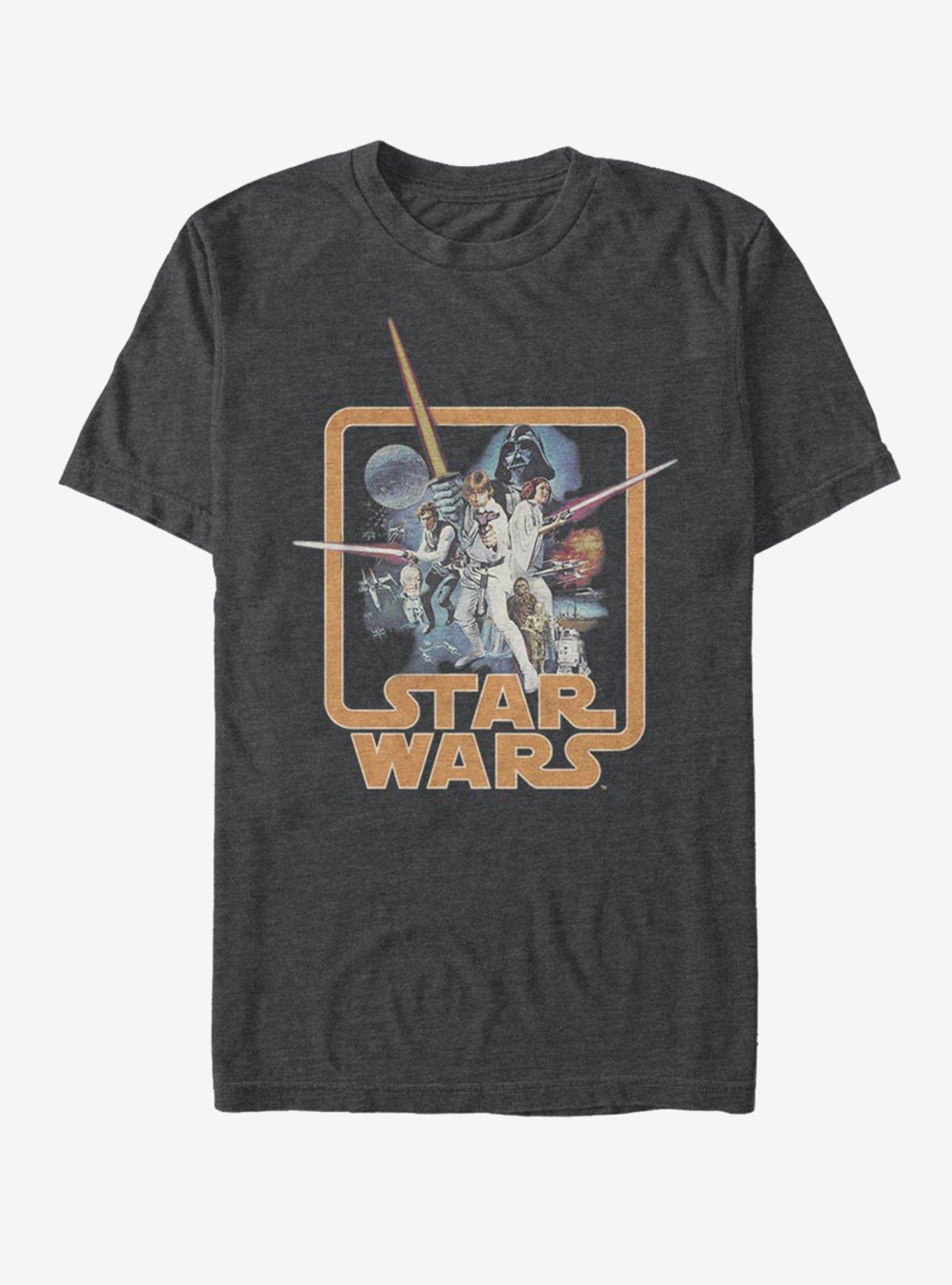 Star Wars Group Classic T-Shirt - GREY | BoxLunch