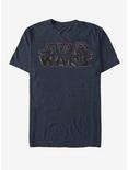 Star Wars Logo Lines T-Shirt, DARK NAVY, hi-res