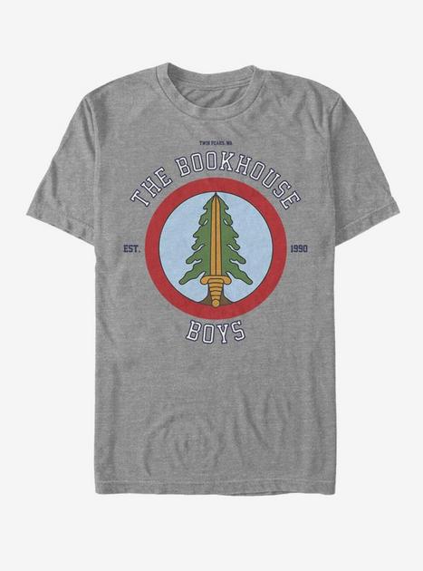 Twin Peaks Bookhouse Boys T-Shirt - GREY | BoxLunch