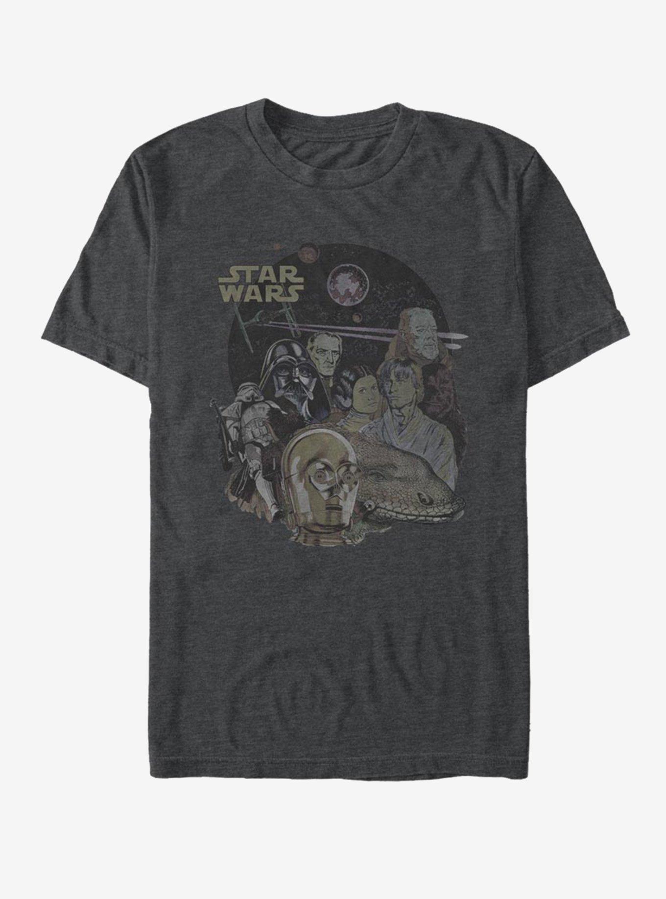 Star Wars Intergalactic T-Shirt - GREY | BoxLunch