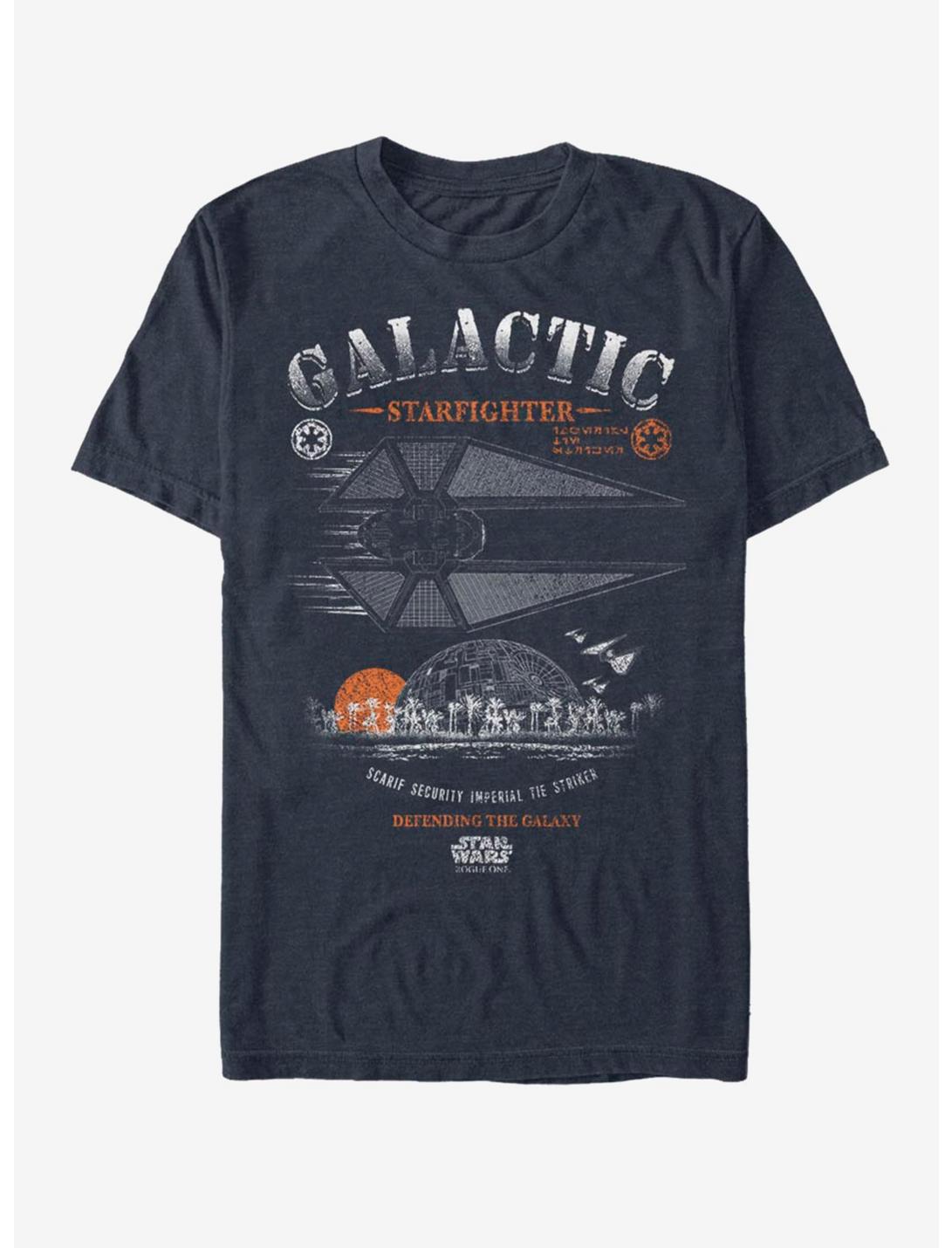 Star Wars Serif Striker T-Shirt, DARK NAVY, hi-res
