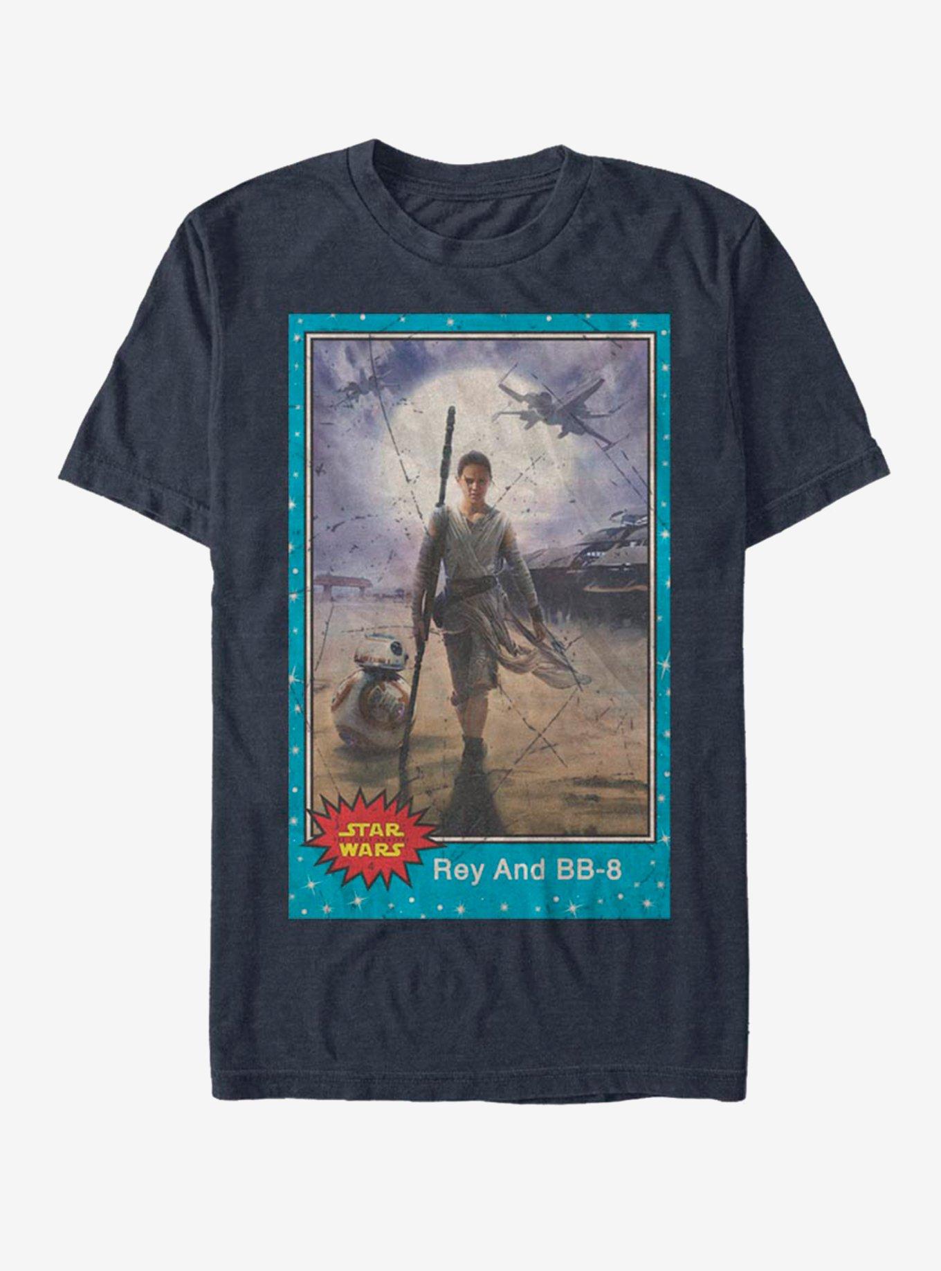Star Wars Rey Bubble Gum T-Shirt, DARK NAVY, hi-res