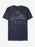 Star Wars Simple R2D2 T-Shirt, DARK NAVY, hi-res