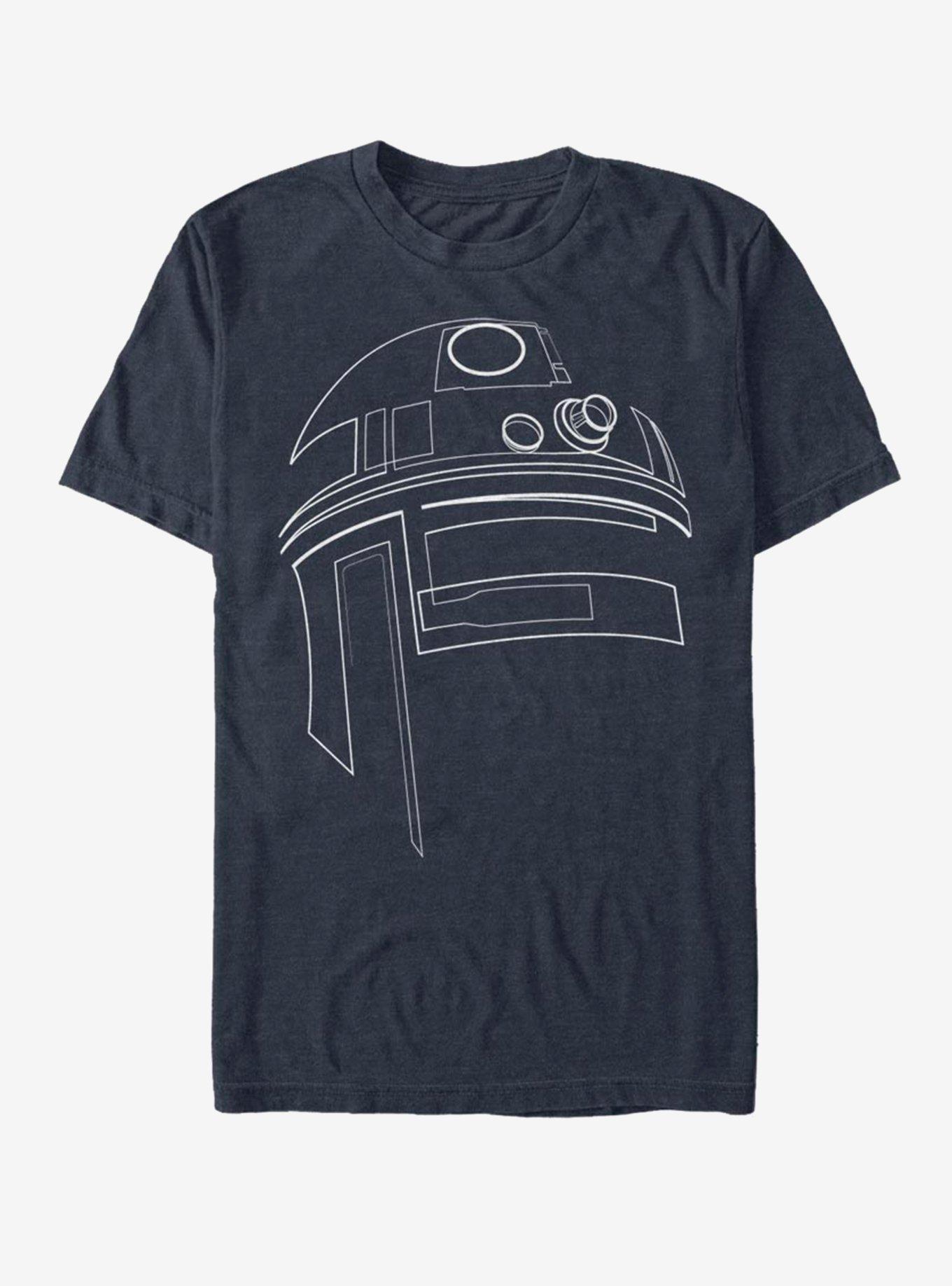 Star Wars Simple R2D2 T-Shirt, DARK NAVY, hi-res
