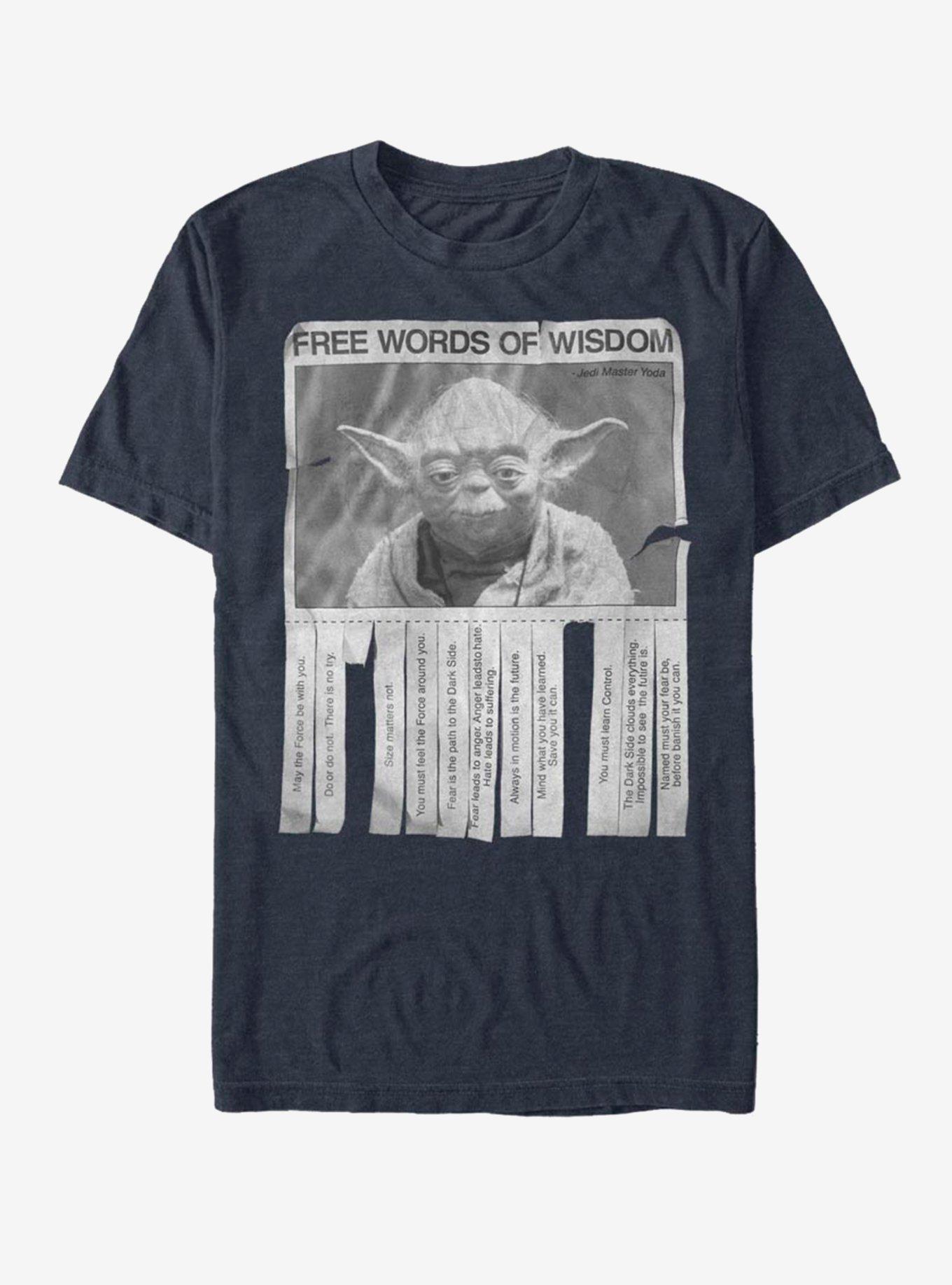 Star Wars Words Of Wisdom T-Shirt, , hi-res