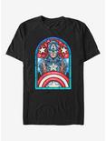 Marvel Captain America Glass T-Shirt, BLACK, hi-res