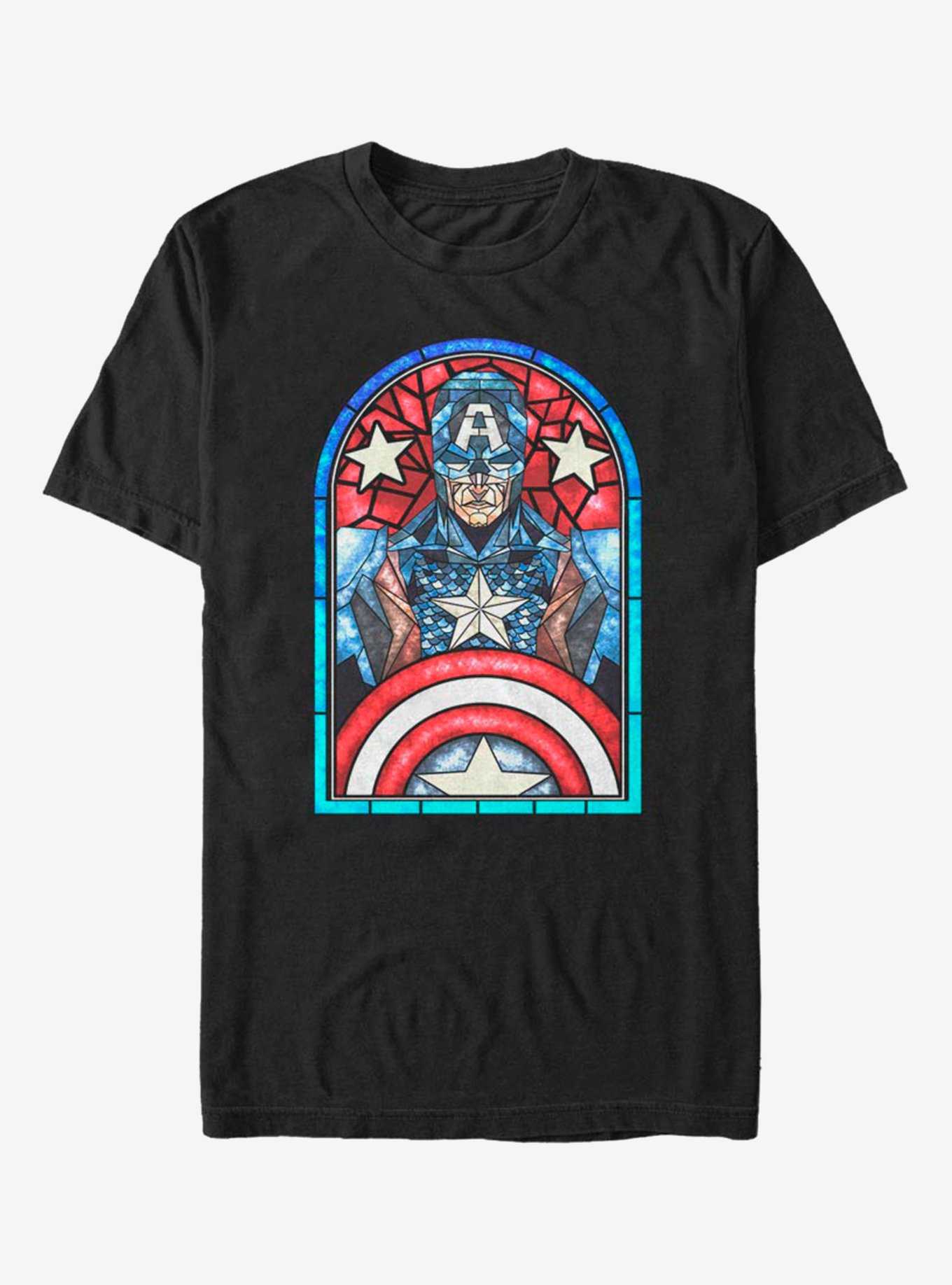 Marvel Captain America Glass T-Shirt, , hi-res