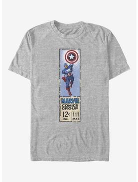 Marvel Captain America Label T-Shirt, ATH HTR, hi-res