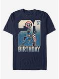 Marvel Captain America 21st Birthday T-Shirt, NAVY, hi-res