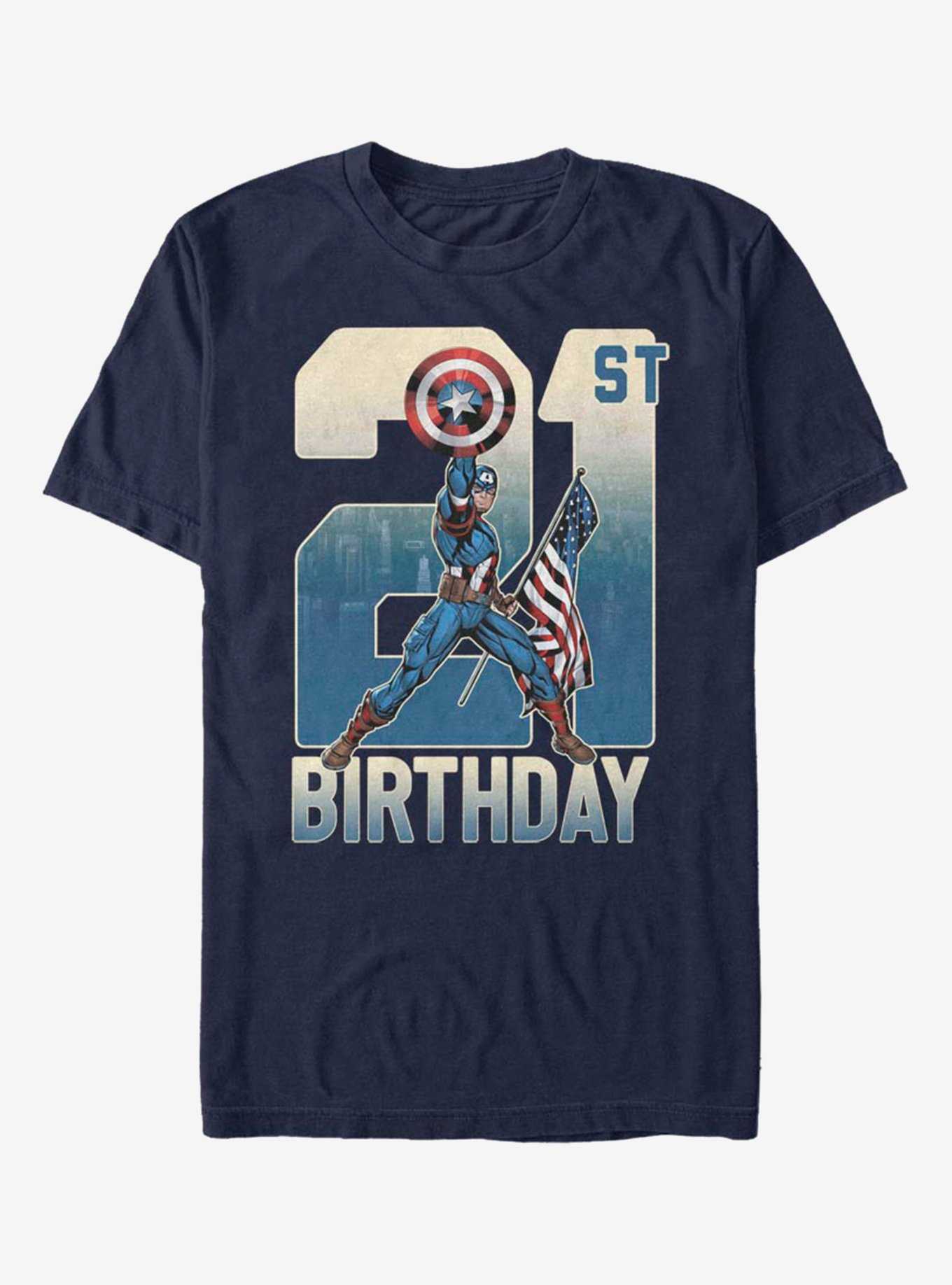 Marvel Captain America 21st Birthday T-Shirt, , hi-res