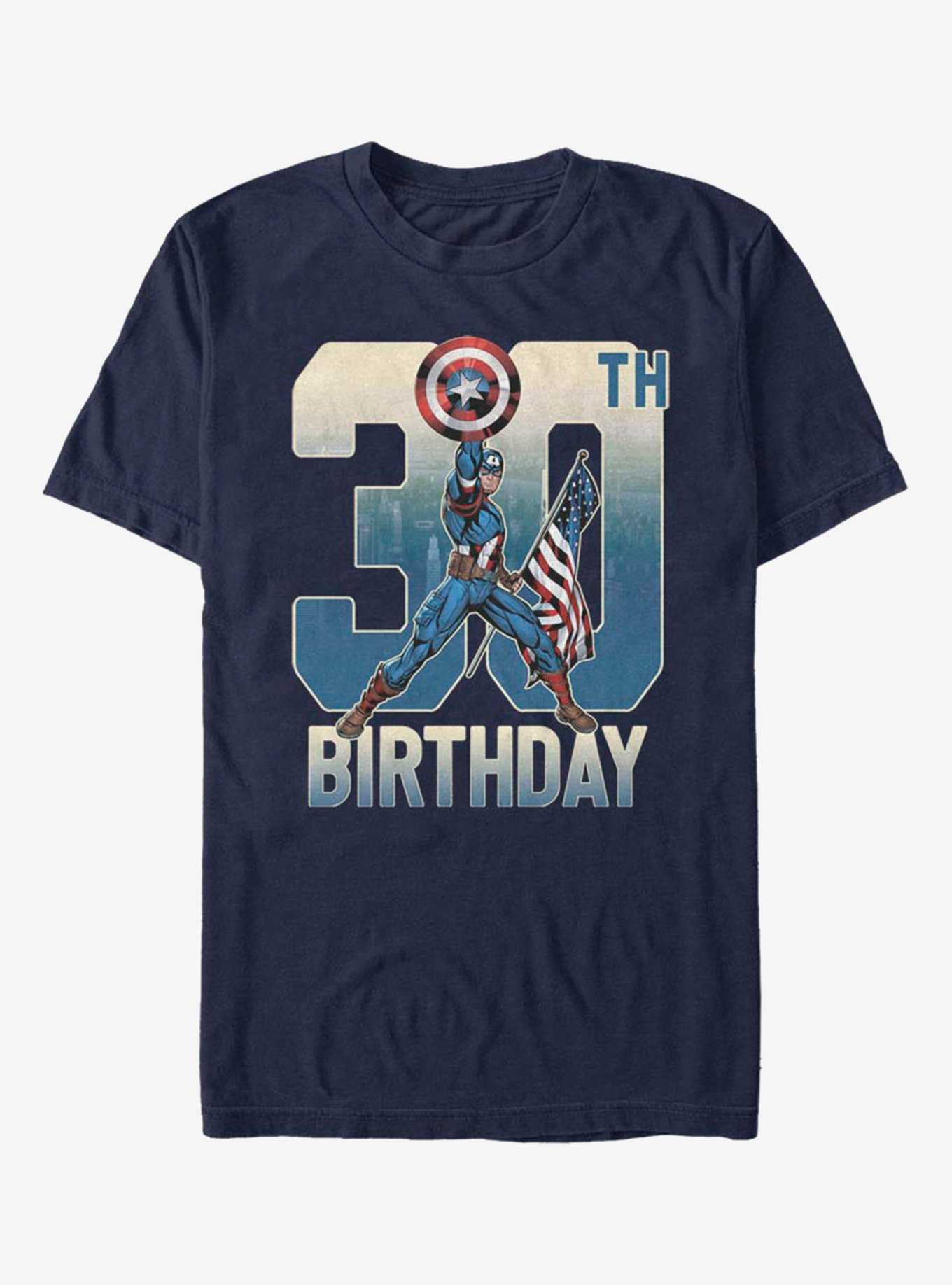 Marvel Captain America 30th Birthday T-Shirt, , hi-res