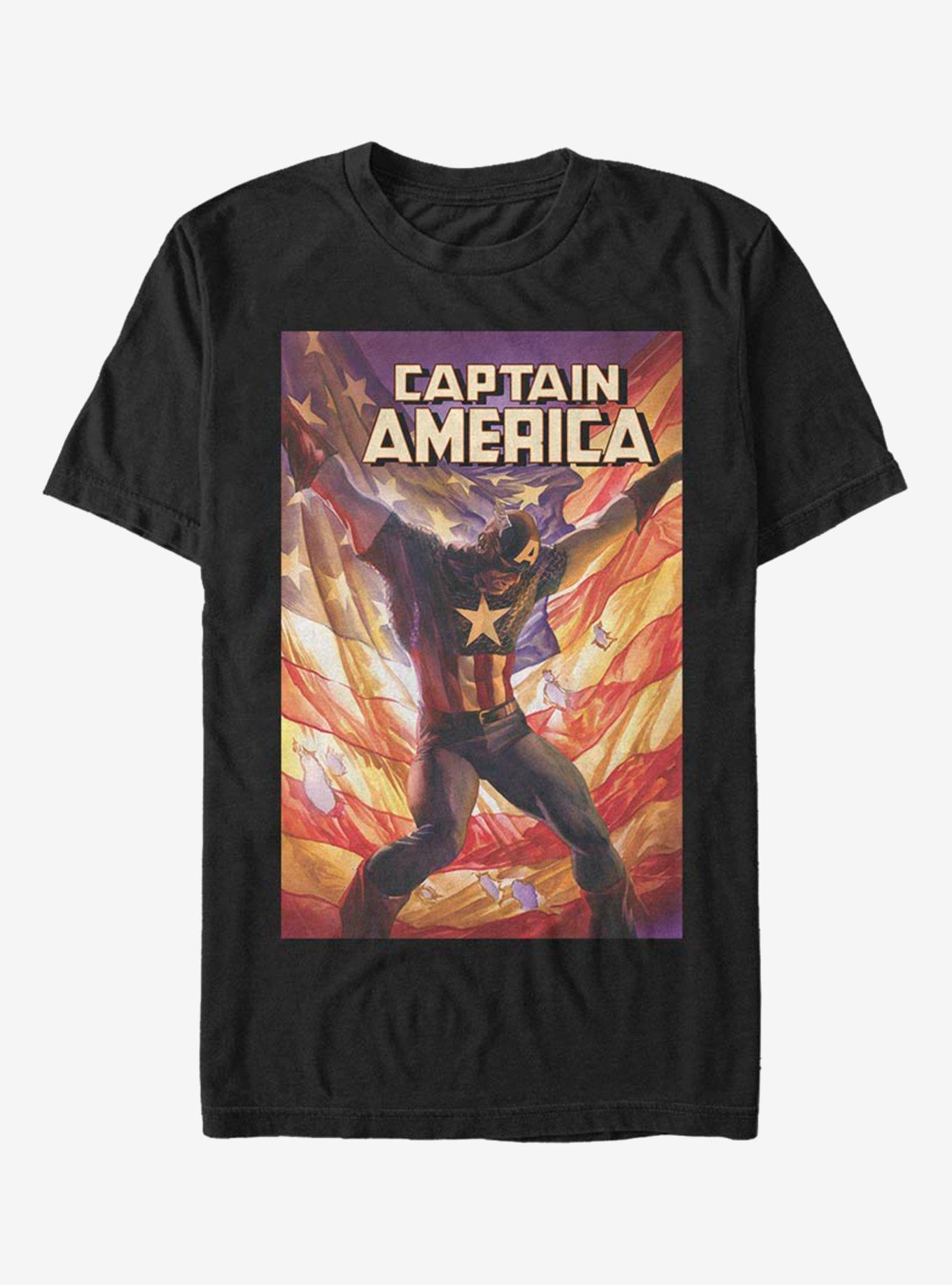 Marvel Captain America T-Shirt, , hi-res