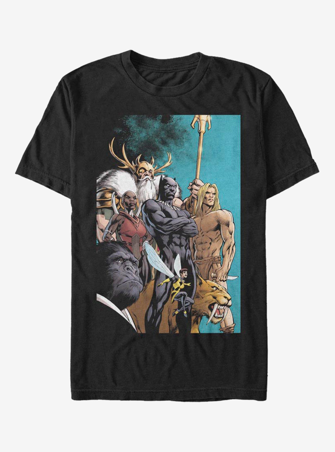 Marvel Black Panther T-Shirt, BLACK, hi-res