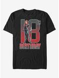 Marvel Black Widow 18th Birthday T-Shirt, BLACK, hi-res