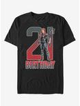 Marvel Black Widow 21st Birthday T-Shirt, BLACK, hi-res