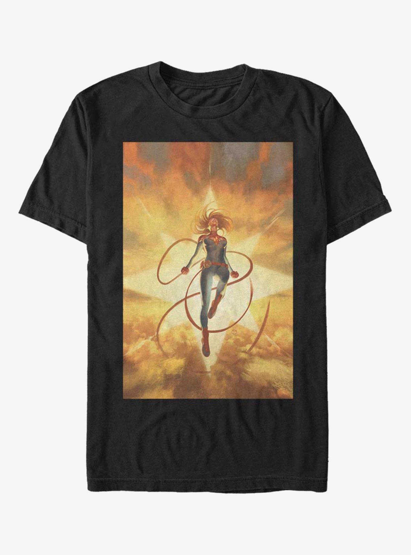 Marvel Captain Marvel T-Shirt, BLACK, hi-res