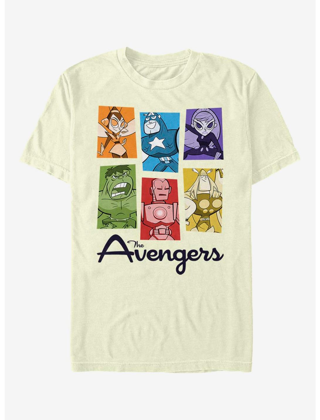 Marvel Avengers Motley Avengers T-Shirt, NATURAL, hi-res