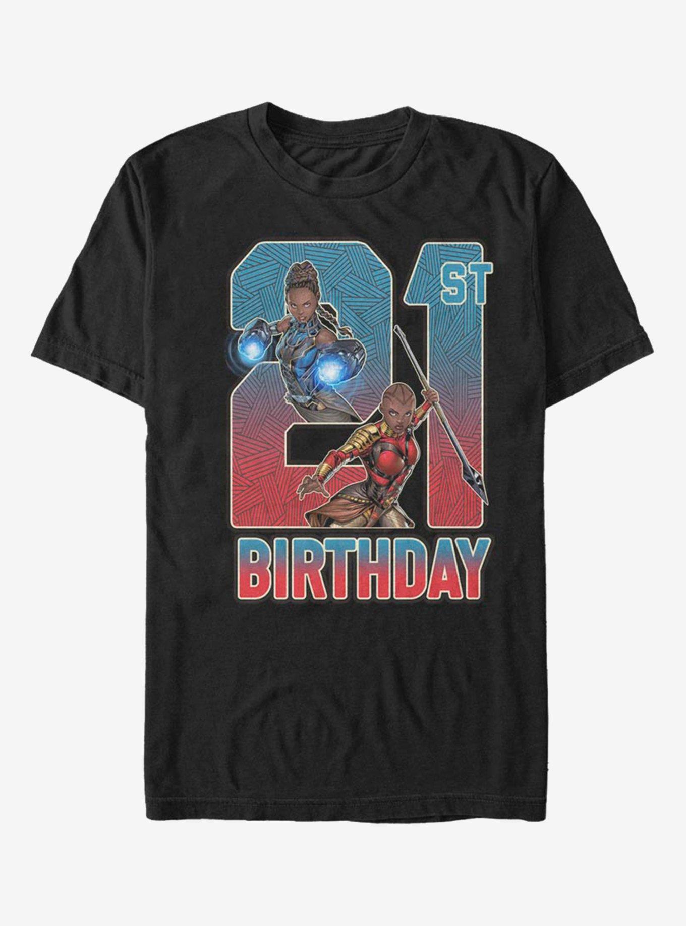 Marvel Black Panther Shuri Okoye 21st Birthday T-Shirt, , hi-res