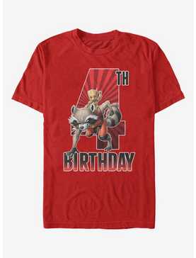 Marvel Guardians Of The Galaxy Groot 4th Birthday T-Shirt, , hi-res