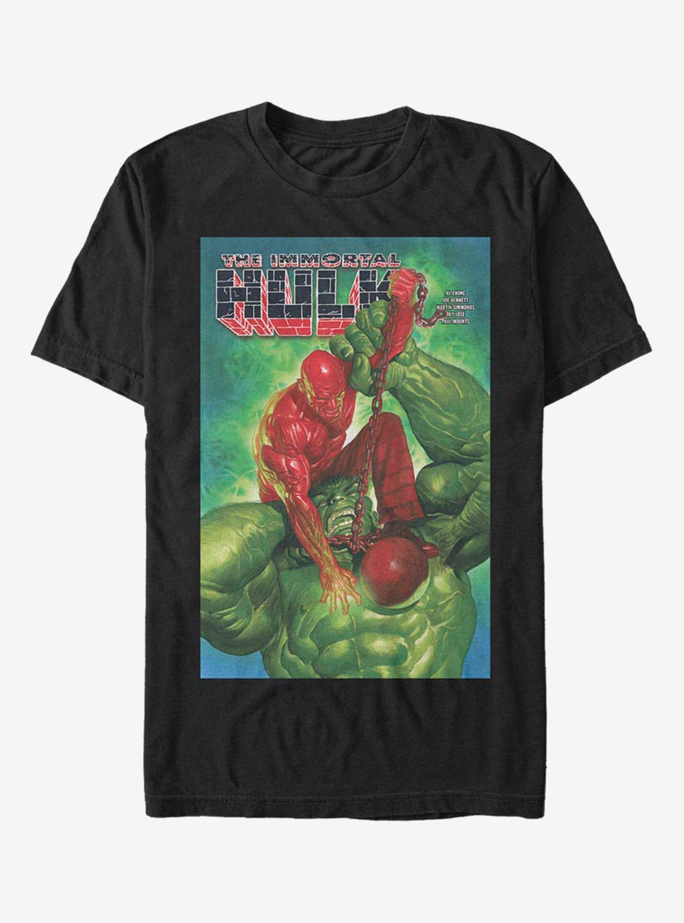 Marvel Hulk Immortal T-Shirt, BLACK, hi-res