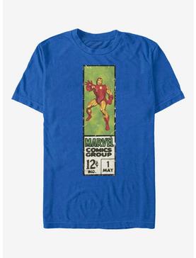 Marvel Iron Man Iron Label T-Shirt, ROYAL, hi-res