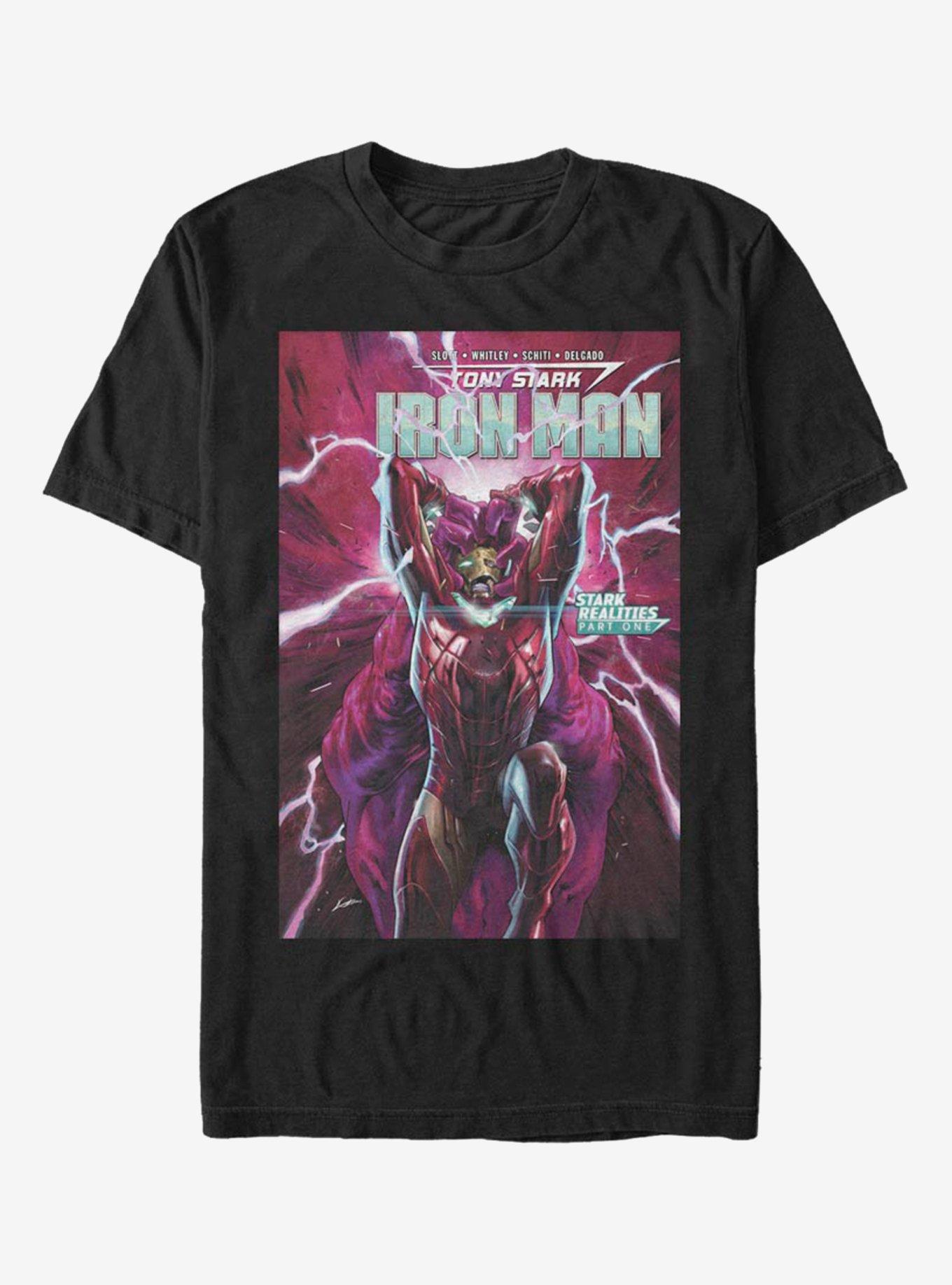 Marvel Iron Man T-Shirt, BLACK, hi-res