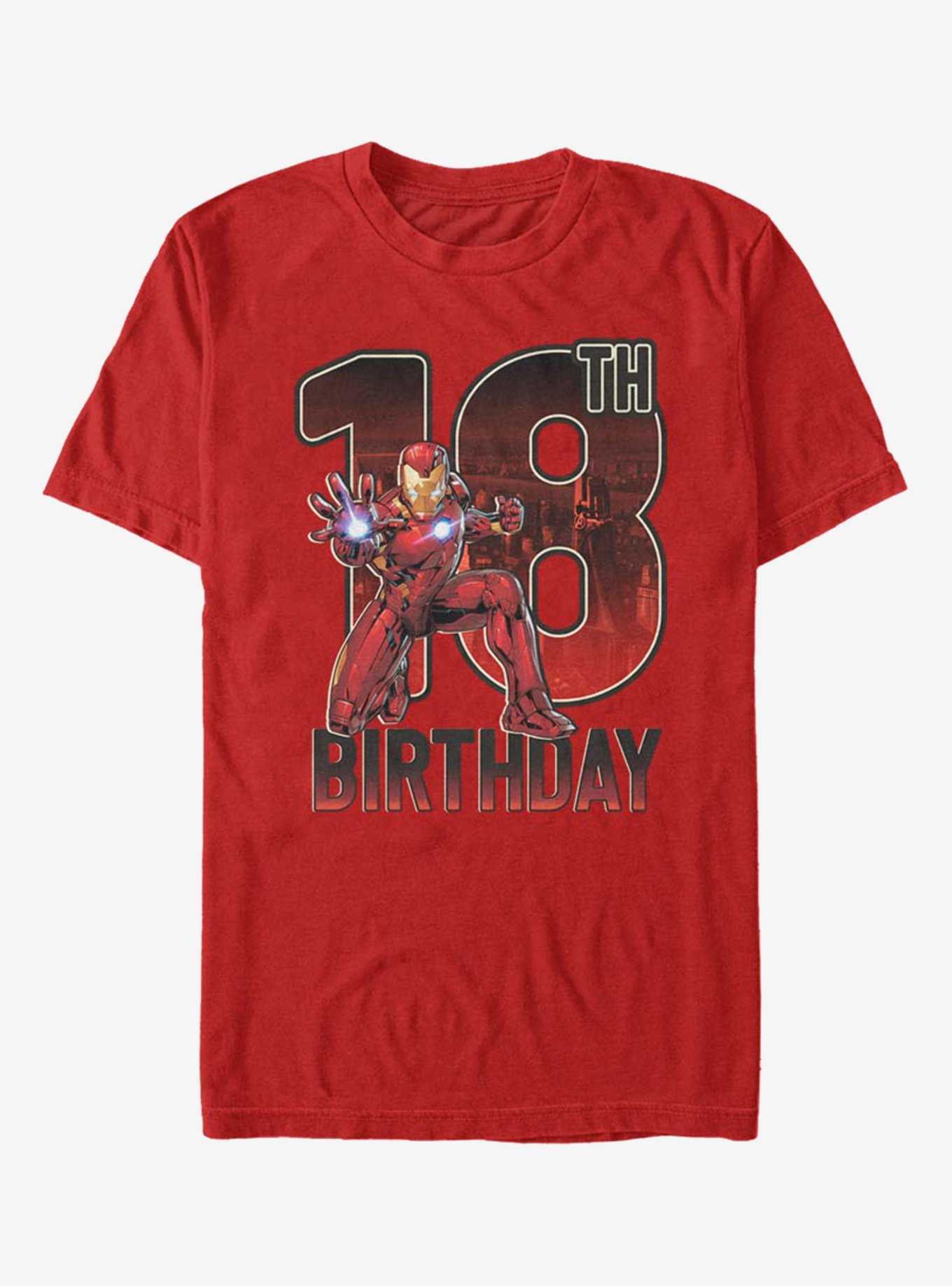 Marvel Iron Man 18th Birthday T-Shirt, , hi-res