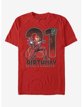 Marvel Iron Man 21st Birthday T-Shirt, , hi-res