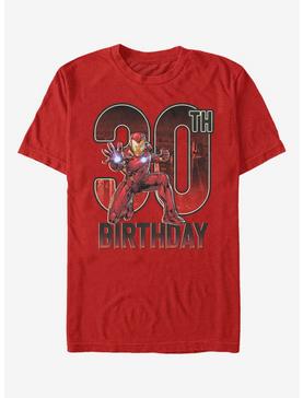 Marvel Iron Man 30th Birthday T-Shirt, RED, hi-res