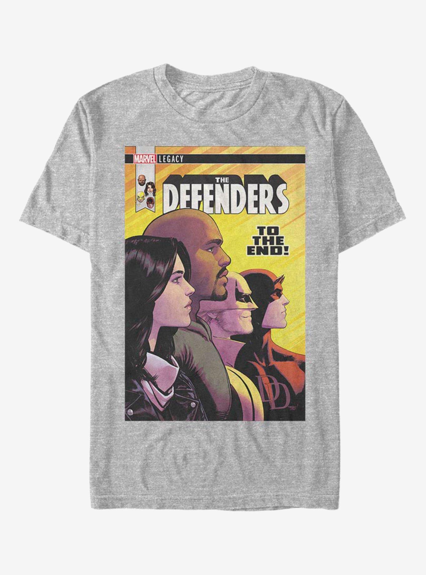 Marvel Defend to the End T-Shirt, ATH HTR, hi-res