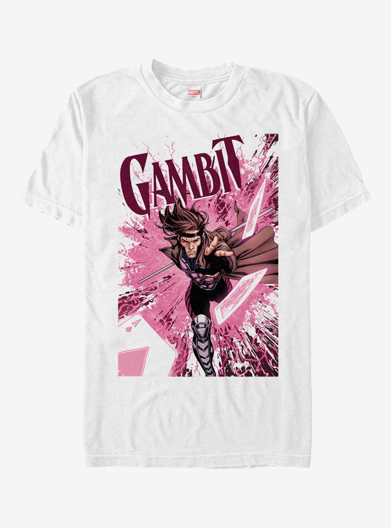 Marvel Gambit Painted T-Shirt - WHITE | Hot Topic