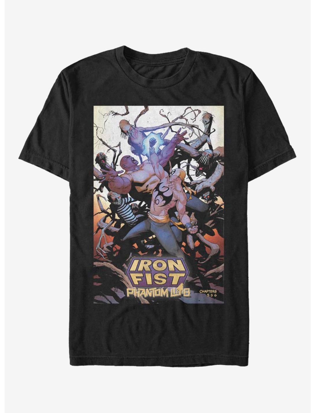 Marvel Iron Fist T-Shirt, BLACK, hi-res